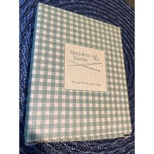 Avon Marjolein Bastin Wood Welcome Sign 1999 Vintage